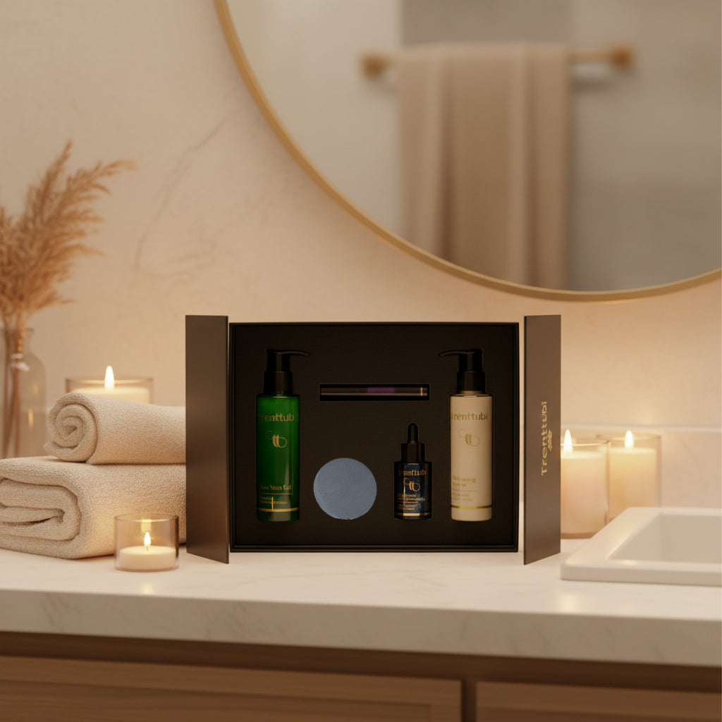 Cilt Bakım Seti 2 | Kaş Şekillendirici Wax | Whitening Cream | Kirpik Serumu | Aloe Vera Gel | Hyaluronic Acid Serum